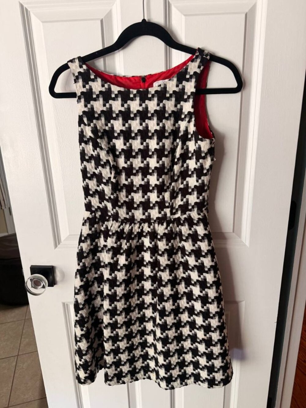 Jessica Simpson Black White A-Line Dress